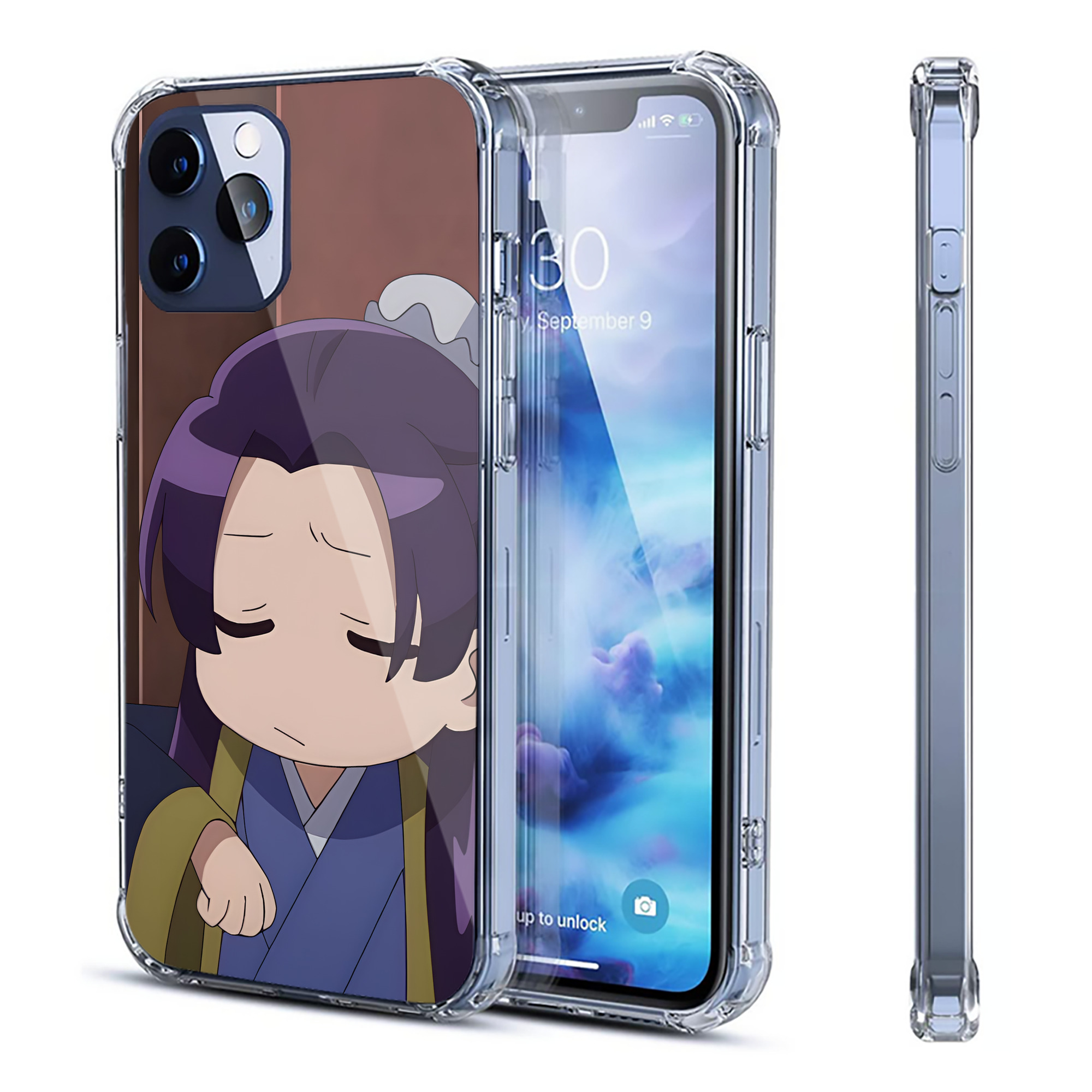 （画像用） 薬屋のひとりごと The Apothecary Diaries 【iPhone 12シリーズ対応】透明スマホケース（クリアソフトケース）